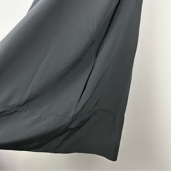 Aritzia Wilfred 100% Silk Black Dress Pockets Size Large - Picture 6 of 11